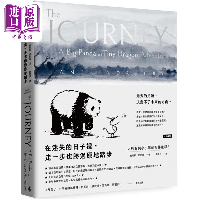 在迷失的日子里 走一步也胜过原地踏步 大熊猫与小小龙的相伴旅程2 港台原版 James Norbury 时报出版【中商原版】图片