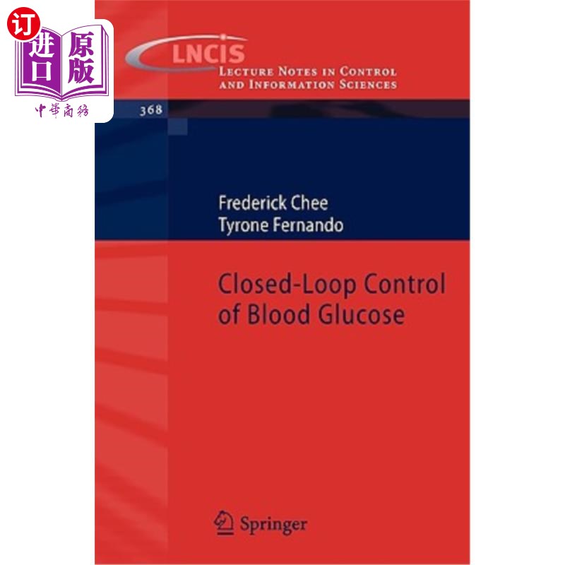 海外直订Closed-Loop Control of Blood Glucose 血糖闭环控制