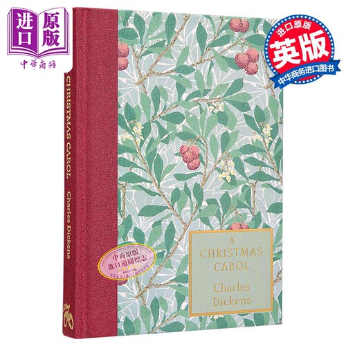 经典小说传承典藏系列 圣诞颂歌 A Christmas Carol Heritage Collection 英文原版 查尔斯狄更斯 Charles Dickens【中商原版