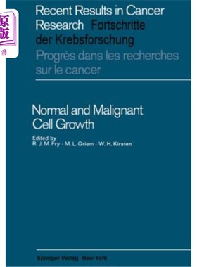 海外直订医药图书Normal and Malignant Cell Growth 正常和恶性细胞生长