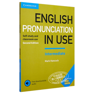 现货 【中商原版】剑桥国际英语语音中级 配答案和音频 英文原版English Pronunciation in Use Intermediate