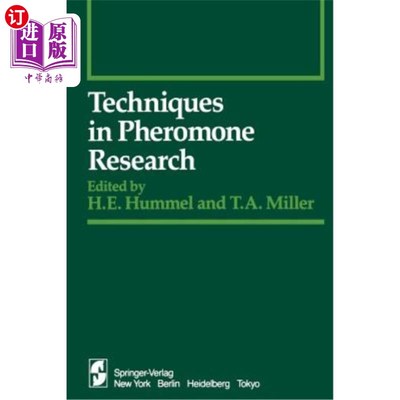海外直订Techniques in Pheromone Research 信息素研究技术