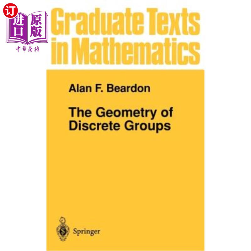 海外直订The Geometry of Discrete Groups 离散群的几何
