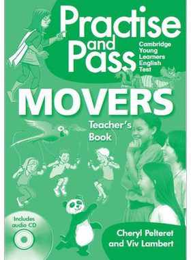 现货 Movers Teacher's Book + Audio CD Delta Exam Preparation剑桥YLE考试剑少二级备考教师用书+音频CD 英文原版【中商原版】