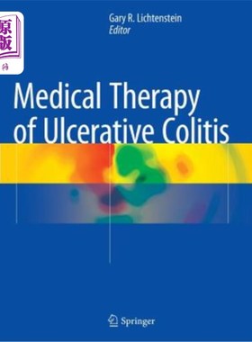 海外直订医药图书Medical Therapy of Ulcerative Colitis 溃疡性结肠炎的药物治疗