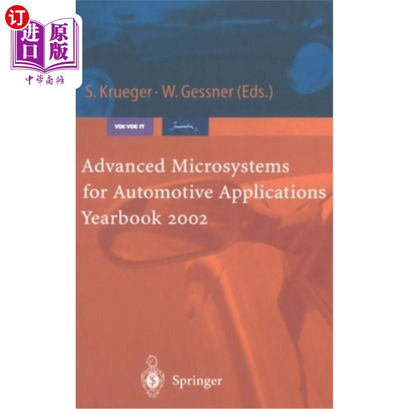 海外直订Advanced Microsystems for Automotive Applications Yearbook 2002 先进微系统汽车应用年鉴2002