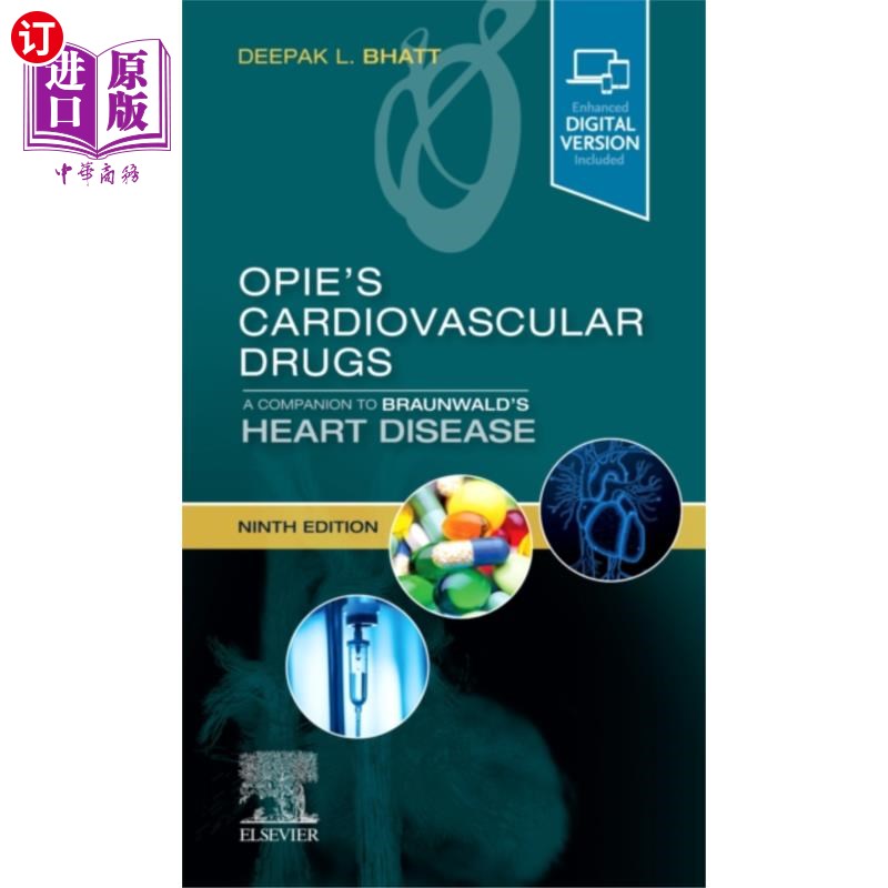 海外直订医药图书Opie's Cardiovascular Drugs: A Companion to Brau... Opie的心血管药物:布劳恩瓦尔德心脏病的伴侣