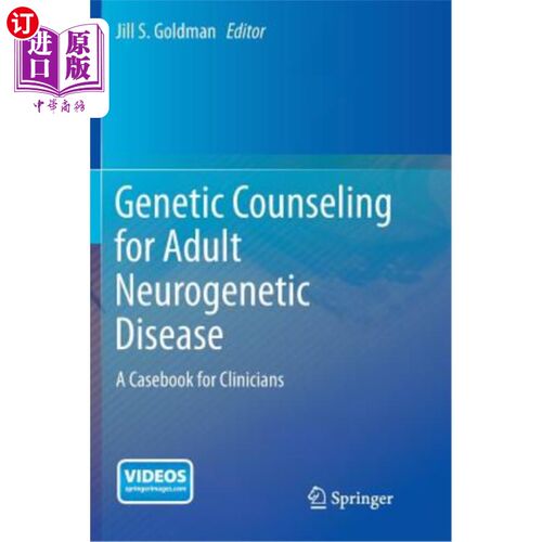 海外直订Genetic Counseling for Adult Neurogenetic Disease: A Casebook for Clinicians 成人神经遗传疾病的遗传咨询:临