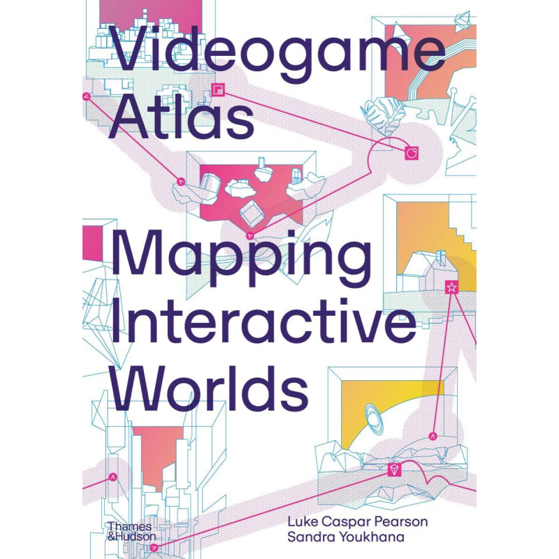 Videogame Atlas: Mapping Interactive Worlds 进口艺术 电子游戏地图集：映射互动世界 T&H出版 数字媒体设计【中商原版】
