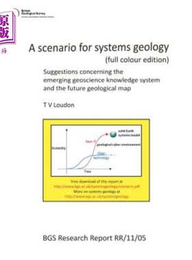 海外直订A scenario for systems geology (full colour edition): Suggestions concerning the 系统地质学的情景(全彩版):