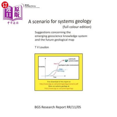 海外直订A scenario for systems geology (full colour edition): Suggestions concerning the 系统地质学的情景(全彩版):