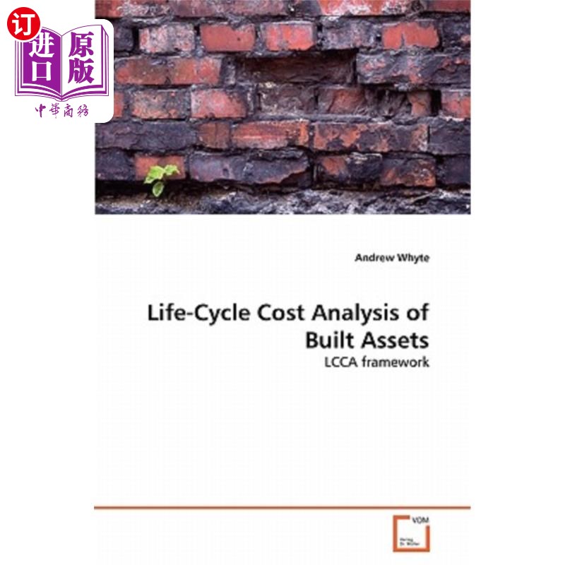 海外直订Life-Cycle Cost Analysis of Built Assets 已建资产生命周期成本分析