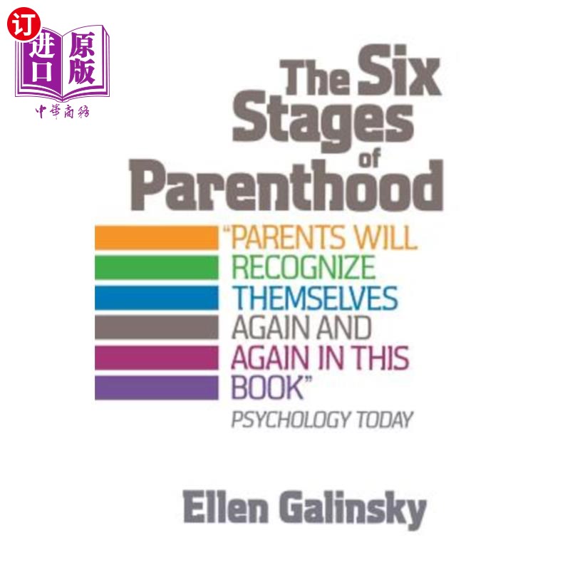 海外直订The Six Stages of Parenthood 为人父母的六个阶段 书籍/杂志/报纸 生活类原版书 原图主图