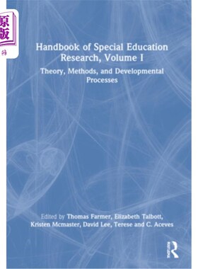 海外直订Handbook of Special Education Research, Volume I: Theory, Methods, and Developme 特殊教育研究手册，卷一:理