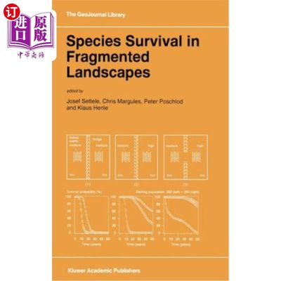 海外直订Species Survival in Fragmented Landscapes 支离破碎景观中的物种生存