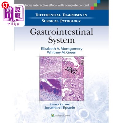 海外直订医药图书Differential Diagnoses in Surgical Pathology: Gastrointestinal System 外科病理鉴别诊断:胃肠道系统
