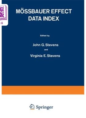海外直订M?ssbauer Effect Data Index: Covering the 1973 Literature M ?斯堡尔效应数据索引:涵盖1973年文献