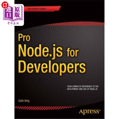 海外直订Pro Node.Js for Developers 面向开发人员的Pro Node.Js