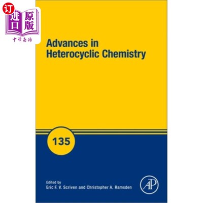 海外直订Advances in Heterocyclic Chemistry: Volume 135 杂环化学进展，135