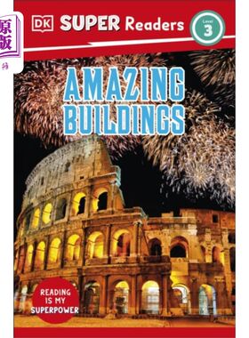 海外直订DK Super Readers Level 3 Amazing Buildings DK超级读者3级惊人的建筑