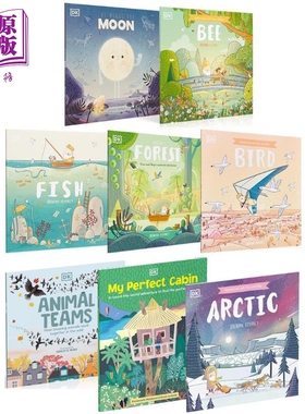 DK绘本百科系列 动植物知识科普故事图画书8册 英文原版 Brendan Kearney Bird Fish Forest Arctic Bee【中商原版】