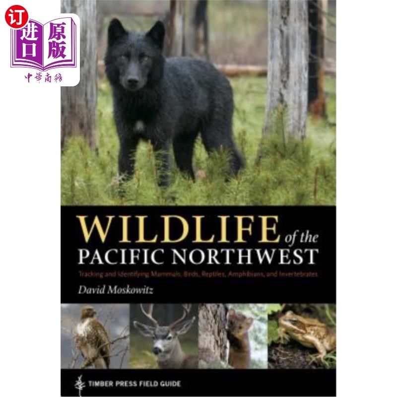 海外直订Wildlife of the Pacific Northwest: Tracking and Identifying Mammals, Birds, Rept 太平洋西北部野生动物：追踪