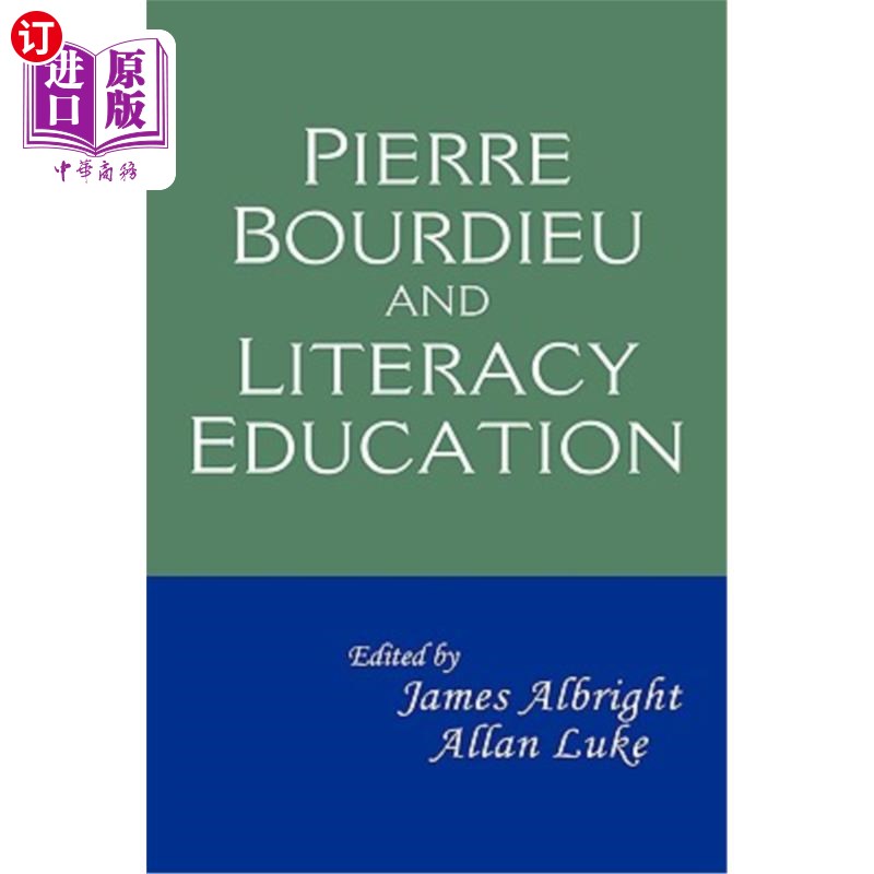 海外直订Pierre Bourdieu and Literacy Education皮埃尔·布迪厄和识字教育-封面