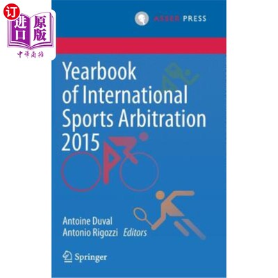 海外直订Yearbook of International Sports Arbitration 2015 2015年国际体育仲裁年鉴