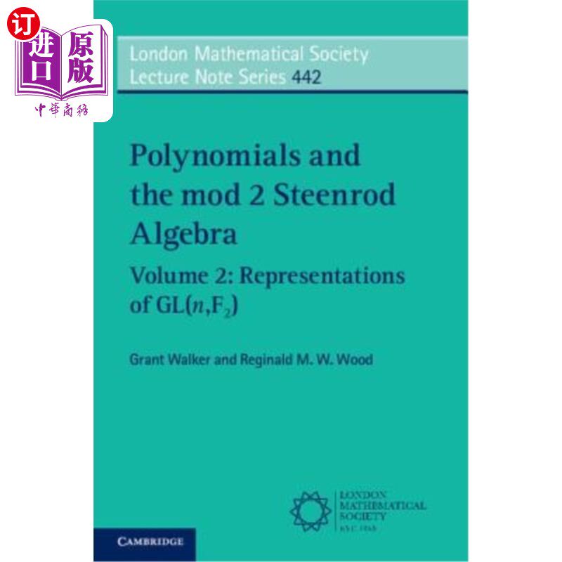 海外直订Polynomials and the mod 2 Steenrod Algebra 多项式与mod 2 Steenrod代数