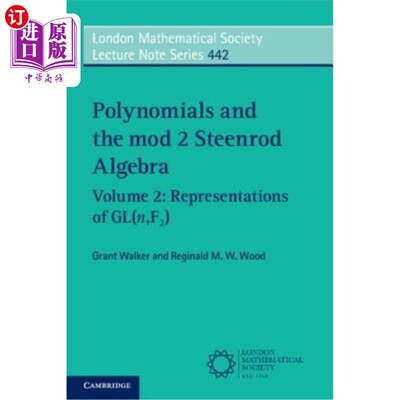 海外直订Polynomials and the mod 2 Steenrod Algebra 多项式与mod 2 Steenrod代数