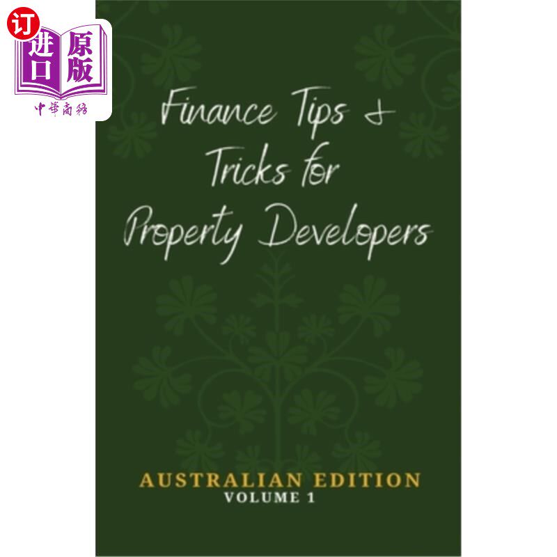 海外直订Finance Tips and Tricks for Property Developers 房地产开发商的财务技巧