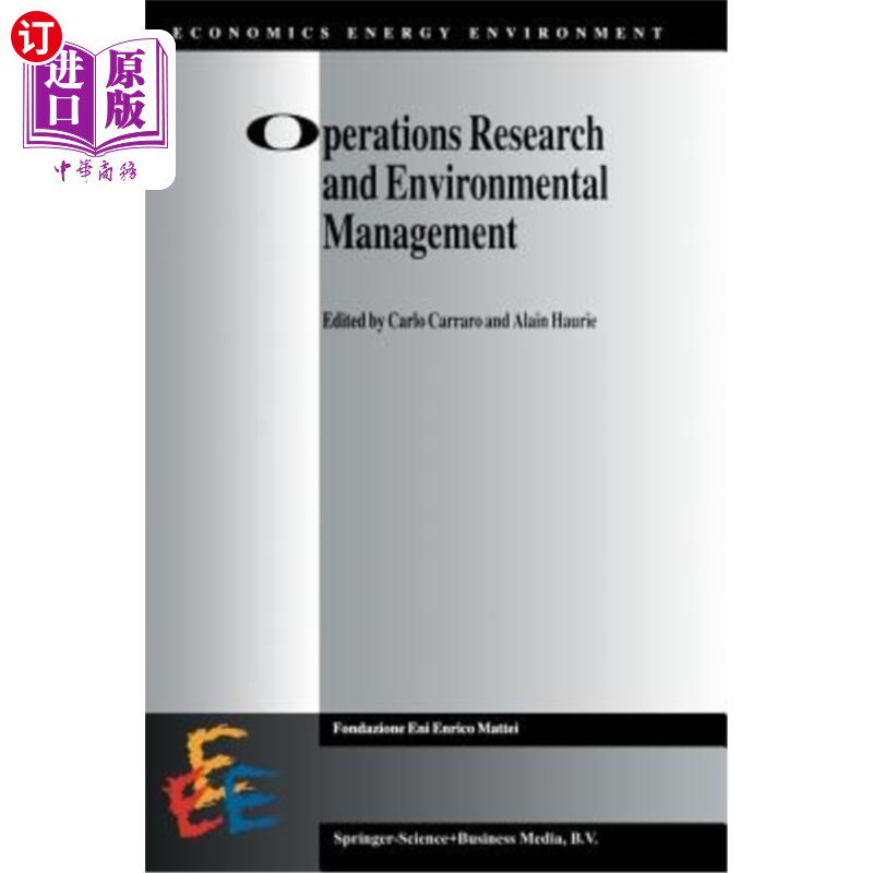 海外直订Operations Research and Environmental Management 运筹学与环境管理
