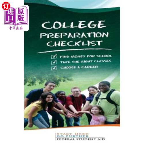 海外直订College Preparation Checklist 大学准备清单
