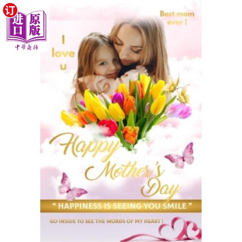 海外直订Letter to my mother, Happy Mother's Day: Gifts For Mom, Mothers Day celebration 给母亲的信，母亲节快乐：给