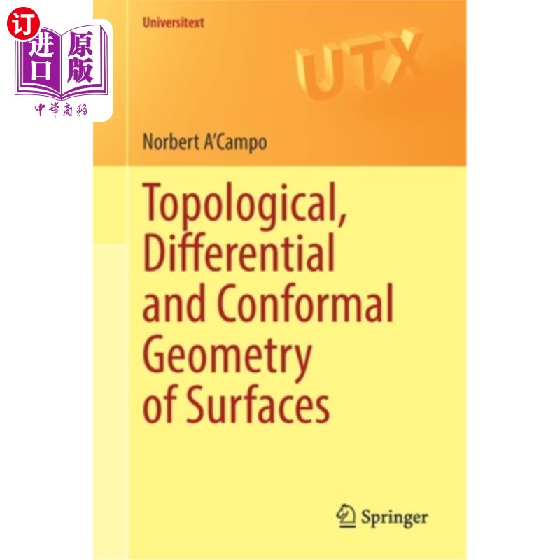 海外直订Topological, Differential and Conformal Geometry of Surfaces 曲面的拓扑、微分和保形几何