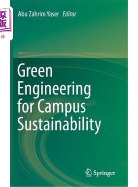 海外直订Green Engineering for Campus Sustainability 校园可持续发展的绿色工程