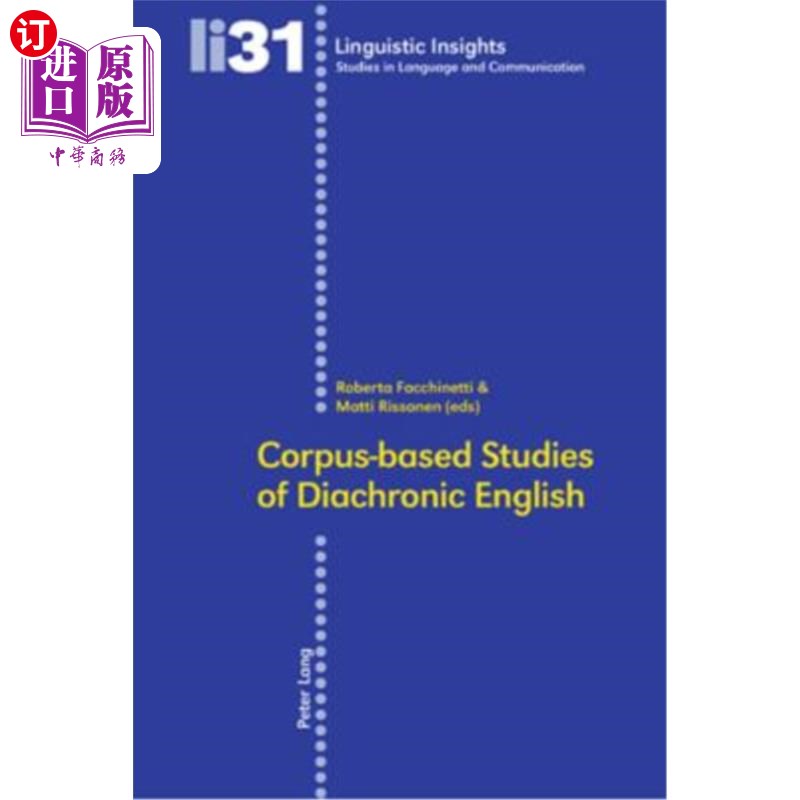 海外直订Corpus-based Studies of Diachronic English 基于语料库的历时英语研究