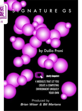 海外直订SignatureGS: 4 Modules That Let You Create a Computing Environment Uniquely Your 4个模块，让您创建一个独一