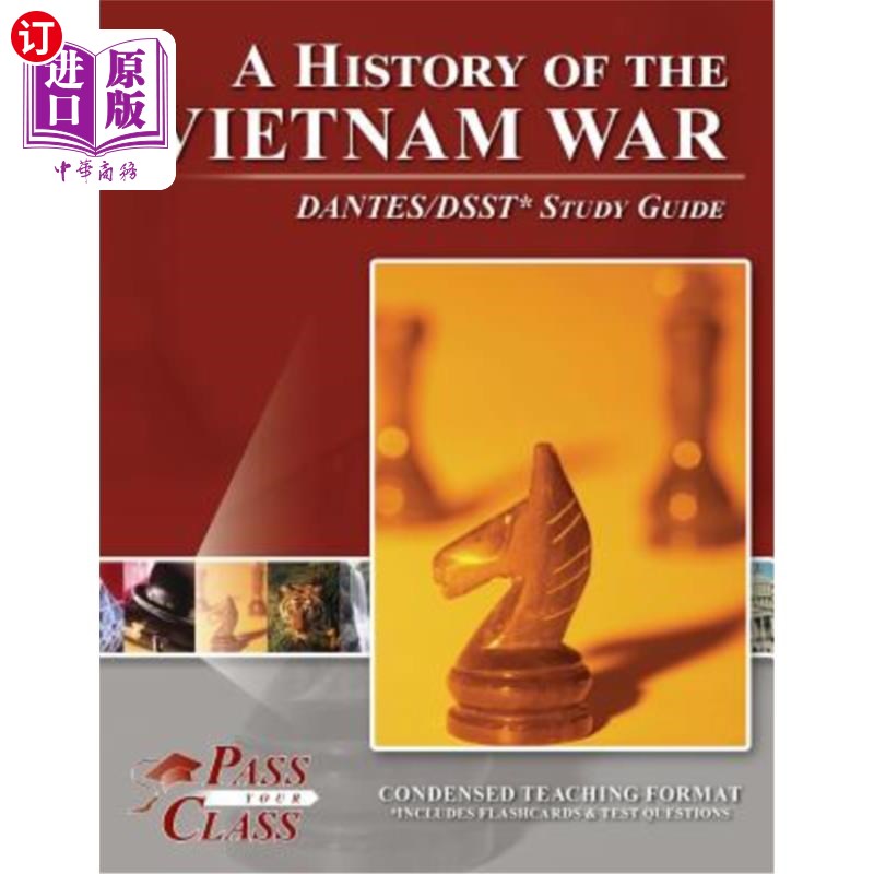 海外直订A History of the Vietnam War DANTES / DSST Test Study Guide 越南战争的历史DANTES / DSST测试学习指南