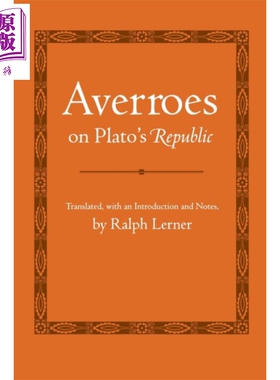 阿威罗伊论柏拉图的理想国  英文原版 Averroes on Plato's Republic Ralph Lerner  阿拉伯哲学家【中商原版】Agora Edition