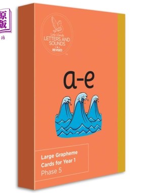 海外直订Large Grapheme Cards for Year 1 一年级大字体卡片