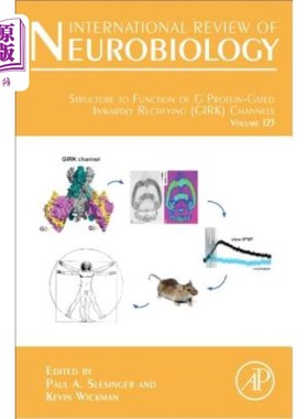 海外直订Structure to Function of G Protein-Gated Inwardly Rectifying (Girk) Channels G蛋白门控内整流（Girk）通道的