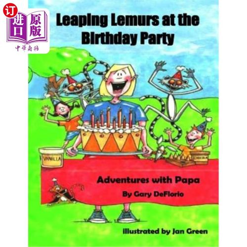 海外直订Leaping Lemurs at the Birthday Party 生日派对上跳狐猴