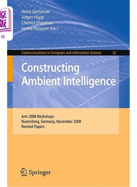 海外直订Constructing Ambient Intelligence 构建环境情报