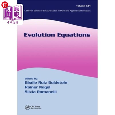 海外直订Evolution Equations: Proceedings in Honor of J. A. Goldstein's 60th Birthday 进化方程:j·a·戈尔茨坦60岁诞辰
