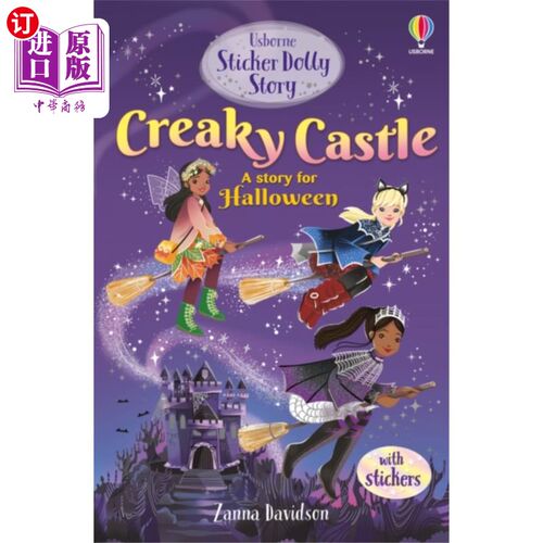海外直订Sticker Dolly Stories: Creaky Castle: A Hallowee... 贴纸多利故事:吱吱作响的城堡:万圣节特别