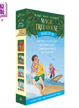 Magic Tree House Volumes 神奇树屋卷25-28套装 英文原版进口小初文学 6-9岁 儿童章节桥梁书 Mary Pope Osborne【中商原版】