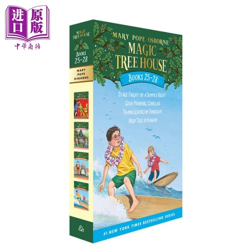 Magic Tree House Volumes 神奇树屋卷25-28套装 英文原版进口小初文学 6-9岁 儿童章节桥梁书 Mary Pope Osborne【中商原版】
