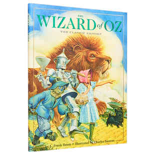 Charles Santore:The Wizard of Oz 绿野仙踪(插画版) 英文原版 精品绘本 儿童经典童话 L. Frank Baum 6-9岁【中商原版】