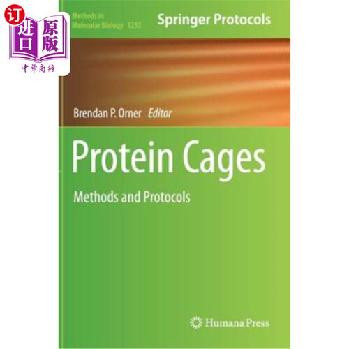 海外直订Protein Cages: Methods and Protocols 蛋白质笼：方法和协议